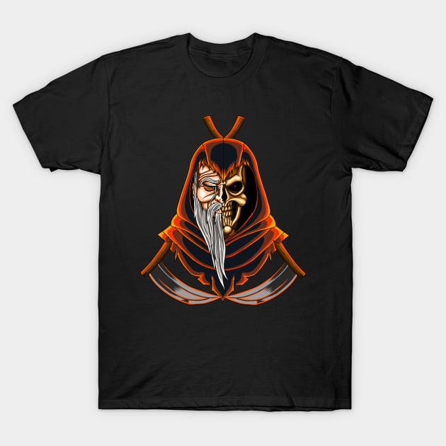 Grim reaper (red alt) T-Shirt by Kamran_does_art